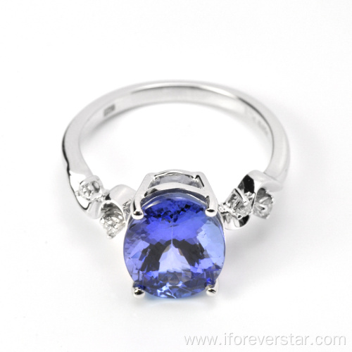 Tanzanite Value Sterling Silver S925 Ring Jewelry